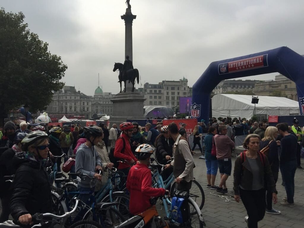 City in layers-part 6- An urban design concept. city public space used for events- Trafalgar square.