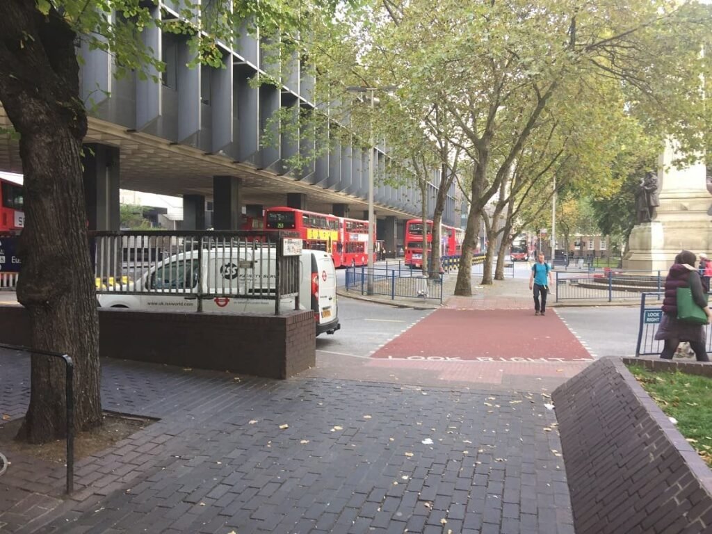 City in layers-part 6- An urban design concept. Euston station connecting transit nodes to green space and public space in the city.