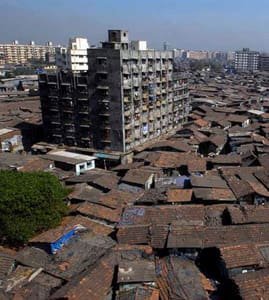 Informal settlement renewal solutions. South Asia urban renewal of informal settlement upgrade image. 