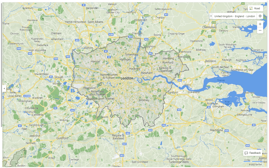 EU Planners: Land use change and betterment and compensation. image shows river Thames and possibility of relocating industrial and public facilities to sea side.  