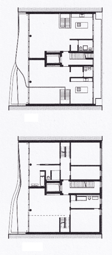 Choriner Strabe 53 residential building in Urbanes Wohnen. image shows 5th and 6th floor 