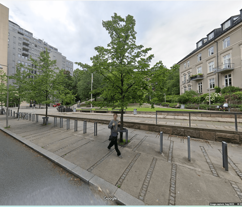Pilestredet Park a sustainable urban development tale – Oslo. Image shows 
 Part of the hospital and new development,