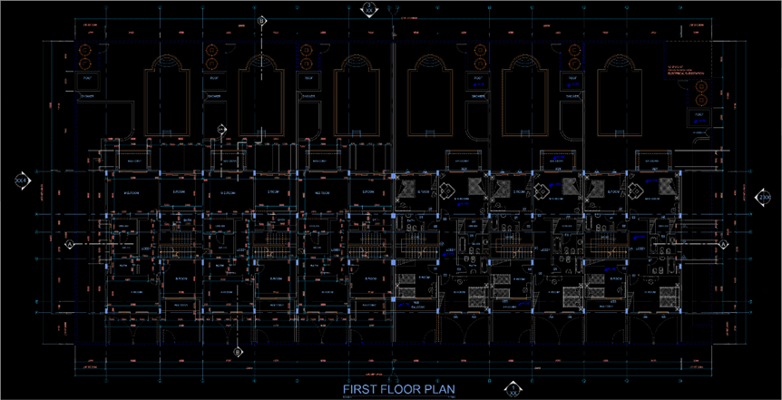 What is a Townhouse?  A more luxurious Architecture. project first floor plan