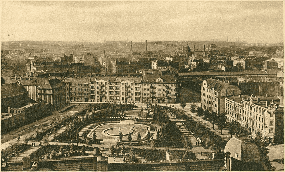 Katowice culture zone urban regeneration project Poland. the old buildings in the industrial era in Katowice city