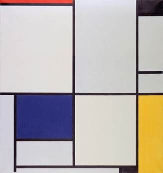Architecture and Art: Elements of Design-1. Tableau by Piet Mondrian