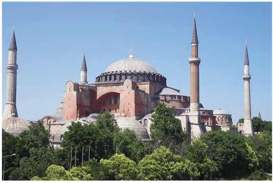 Architecture and Art: Elements of Design-1. Hagia Sophia Mosque (Previous Church) external View, turkey