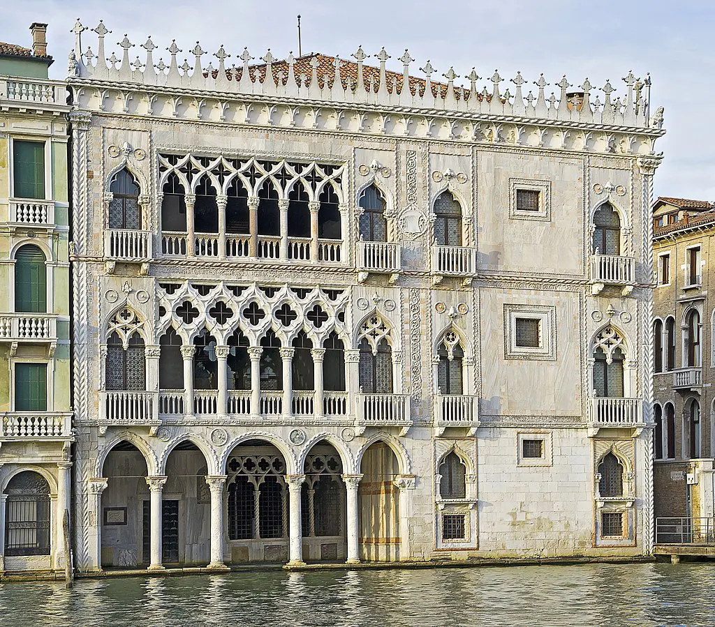 Architecture and Art: Principles of Design. Ca d’Oro, Venice, 1424–36, by sculptors Giovanni and Bartolomeo Buon