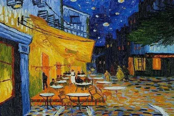 Architecture and Art: Elements of Design-2. Cafe Terrace at Night – Vincent van Gogh