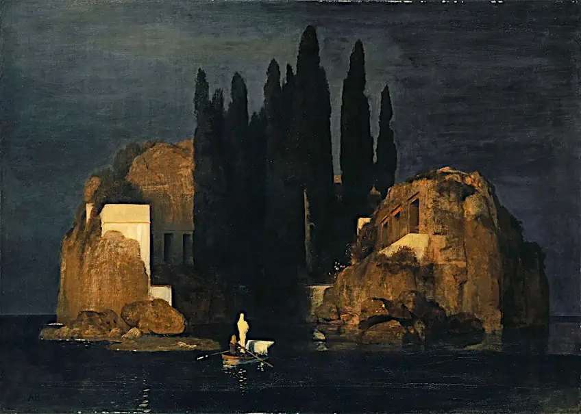 Architecture and Art: Principles of Design. The Isle of the Dead by Arnold Boecklin