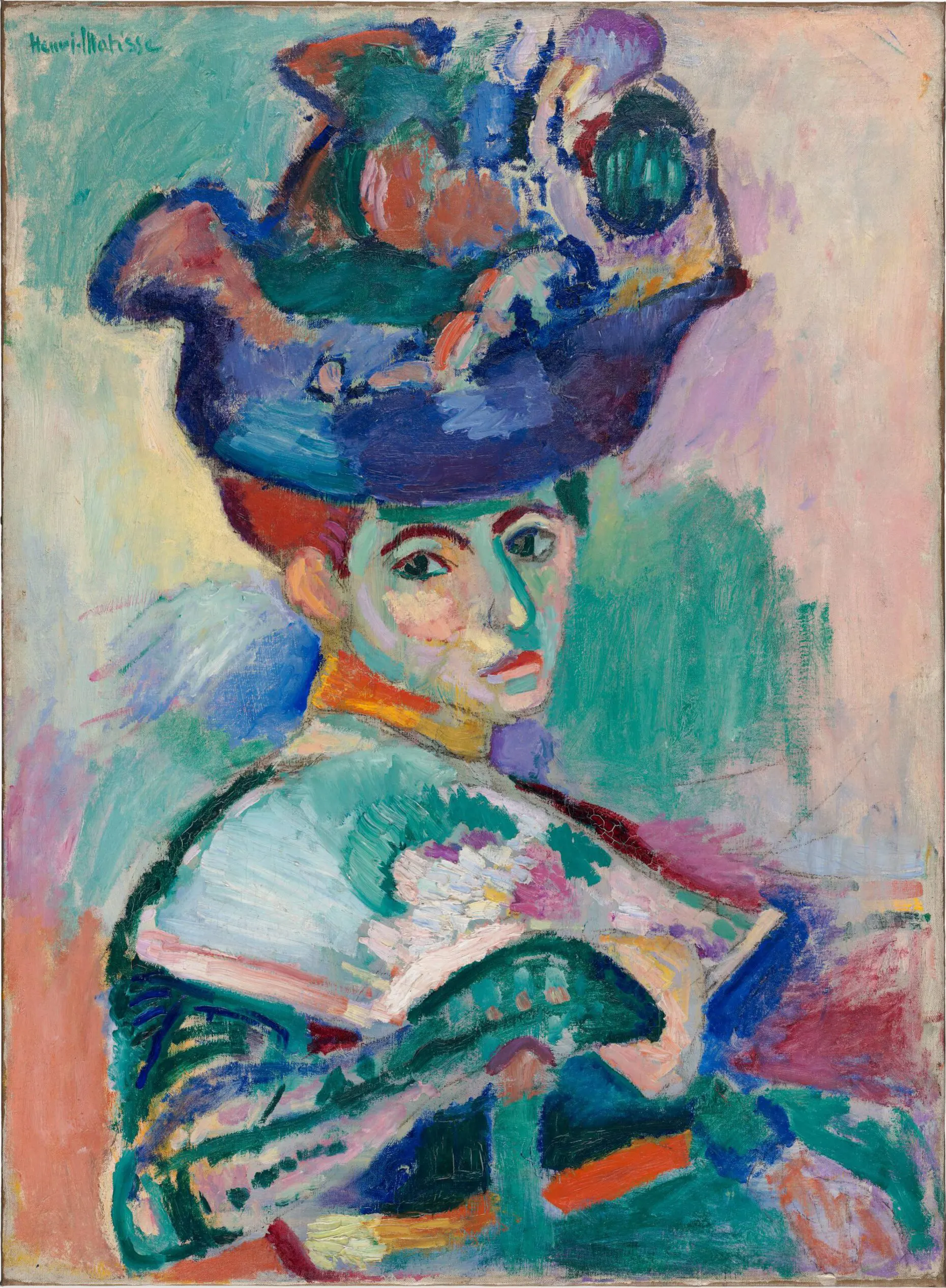 Architecture and Art: Principles of Design. Woman with a Hat, 1905 By Henri Matisse