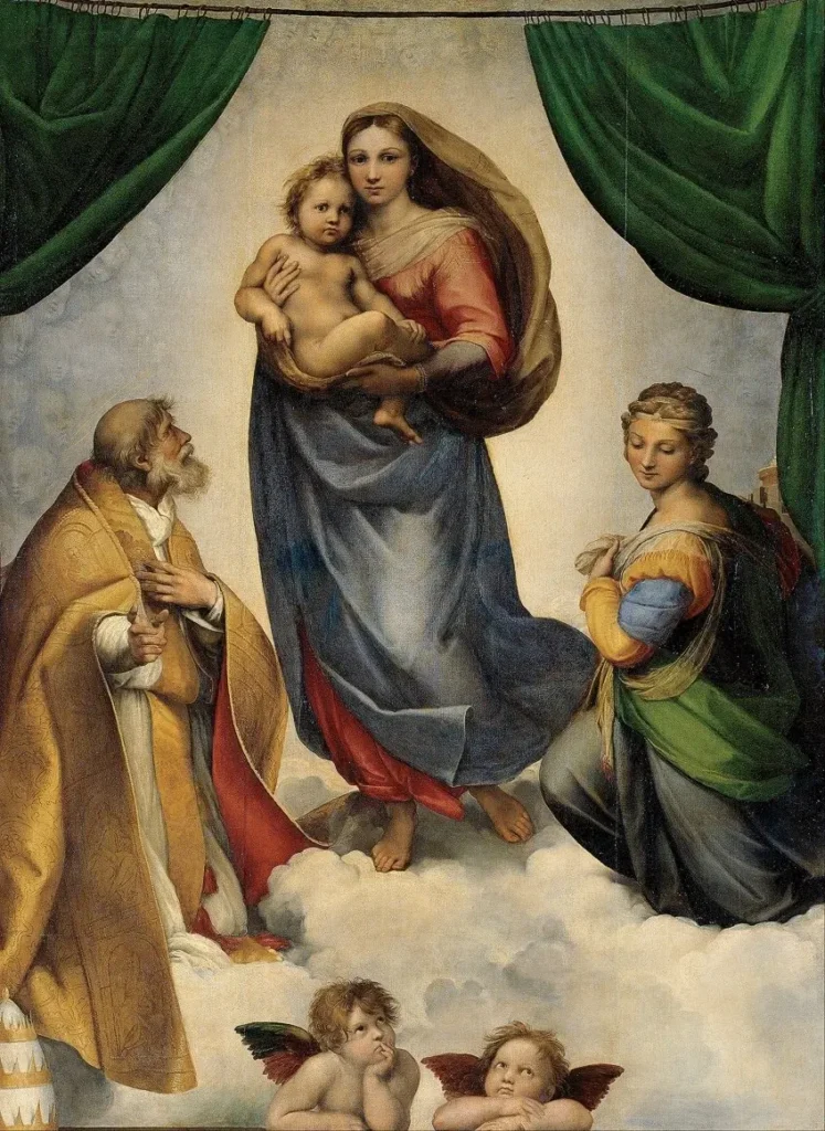 Architecture and Art: Elements of Design-2. the Sistine Madonna (1512 – 1513) by Raphael