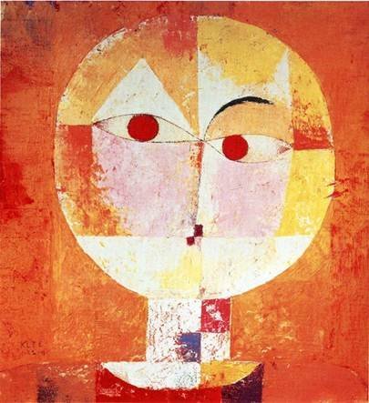 Architecture and Art: Elements of Design-2. Senecio (1922) by Paul Klee.
