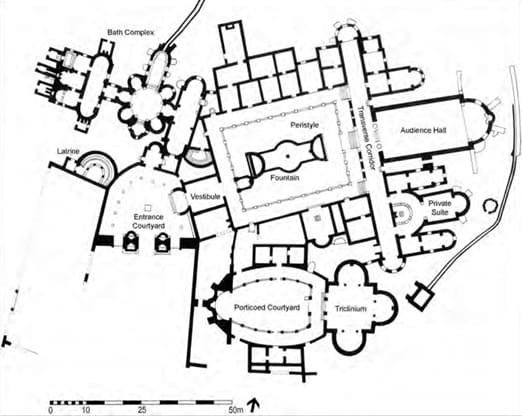 Architecture and Art: Evolution of Function in Architecture.  Piazza Armerina Villa (Luxurious Houses), Sicily.