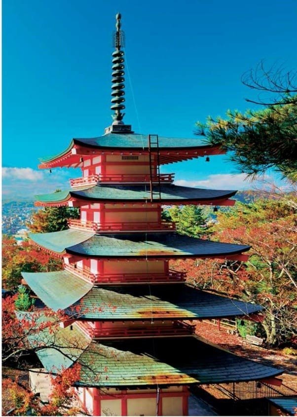 Architecture and Art: Principles of Design. pagoda at Hatsukaishi in Hiroshima