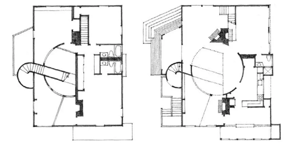 Architecture and Art: Art Influence in the Modern World. Murray House, Cambridge, Massachusetts, 1969, MLTW/Moore-Turnbull