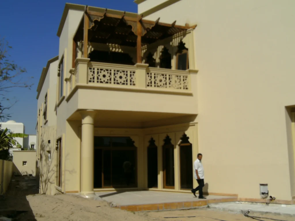 site supervision architect's responsibilities. the architect's team conducting a final check for villa finishing works.