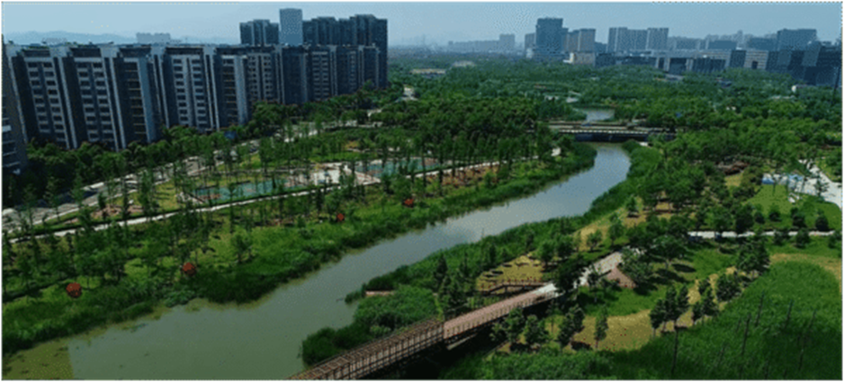 Urbanism: challenges of city design or planning? Figure 3, Nangbo east new town eco corridor Zhongshan-China. Image source