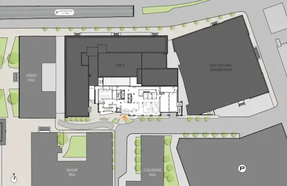 University Architecture and Urban Design. building ground floor plan