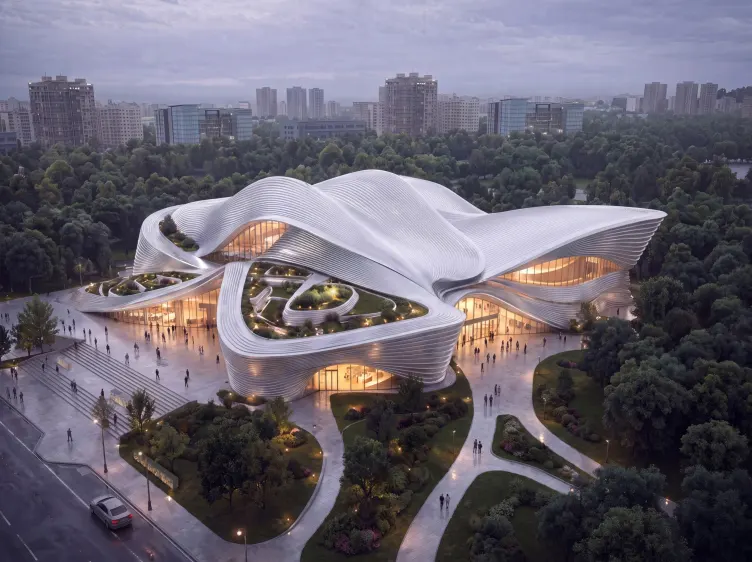 Architect work at - Regional Academic Musical Theater - Ulyanovsk 