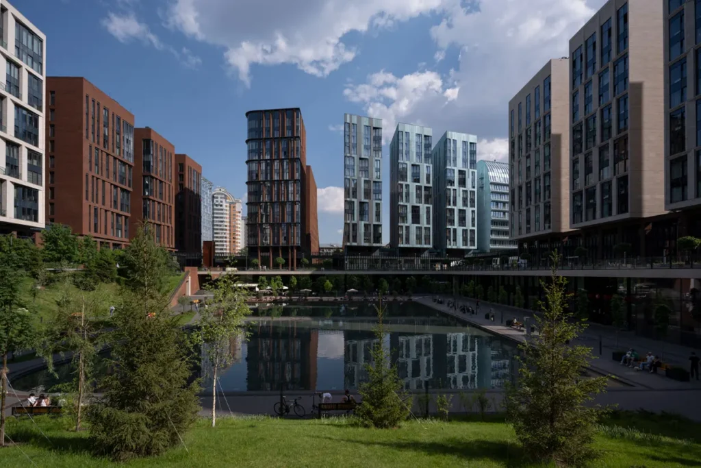 Garden Quarters urban regeneration site photo completed 2